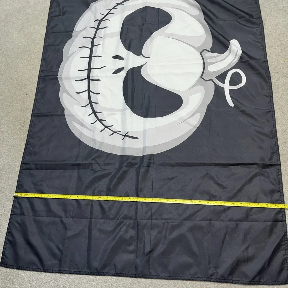 Halloween Flag Outdoor Double Sided Scary Halloween Pumpkin Tapestry‎ Big Decor